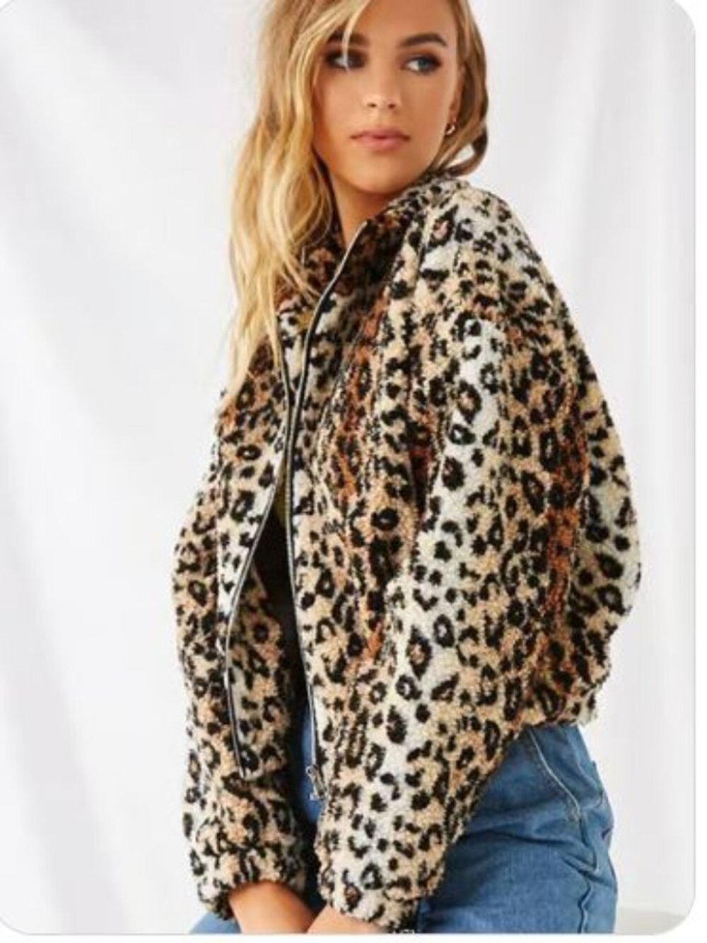 FOREVER 21 FAUX SHERPA COAT ***GLAMORATTI TREND